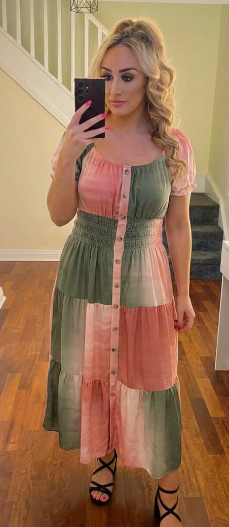 Patchwork Maxi Dress - 3 Colours