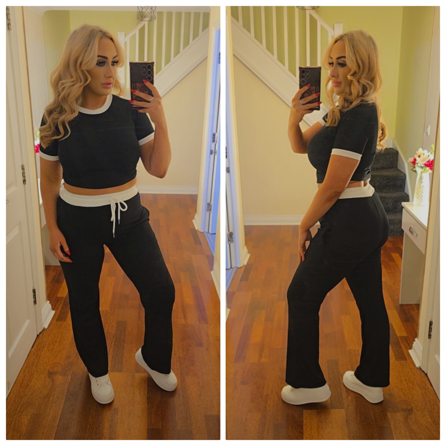 Rebecca co ord set - Black