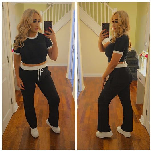 Rebecca co ord set - Black