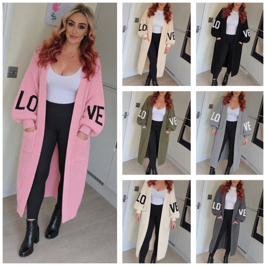 Long love sleeve cardigan - 7 Colours