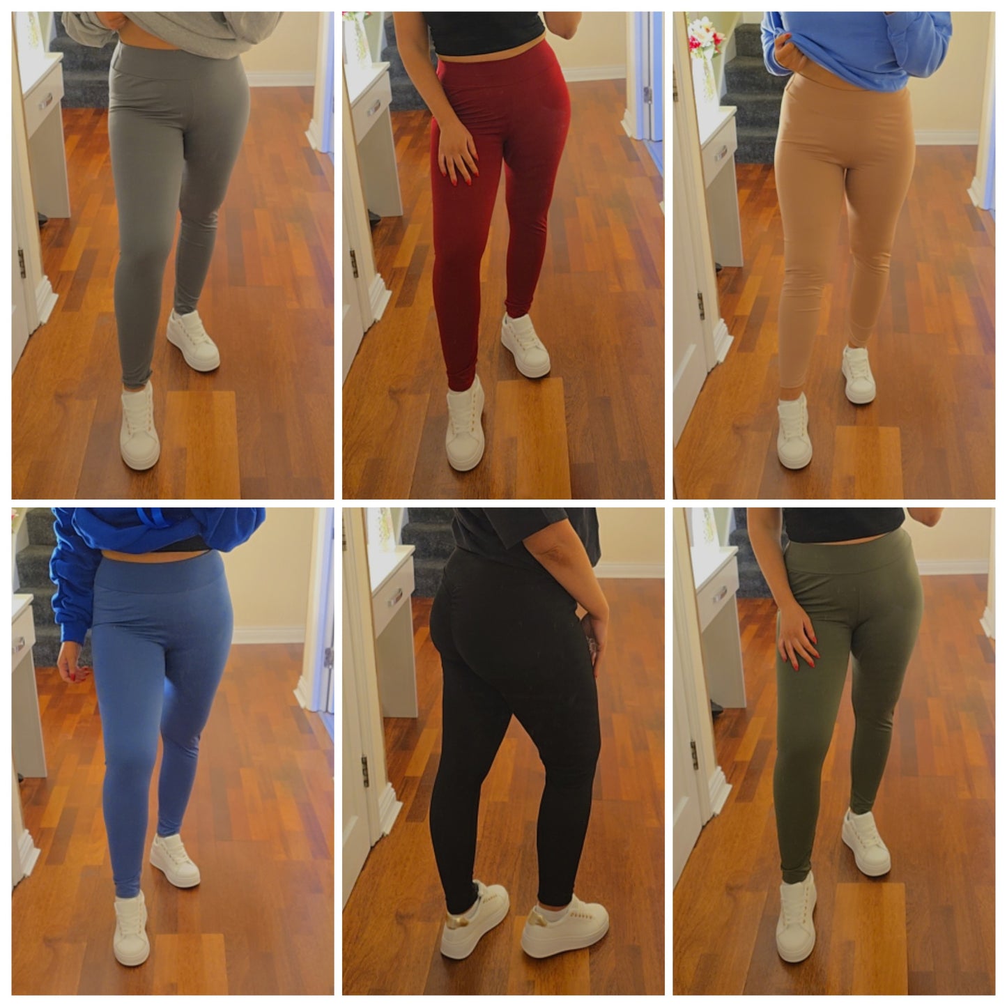 Scrunch bum leggings - 6 colours