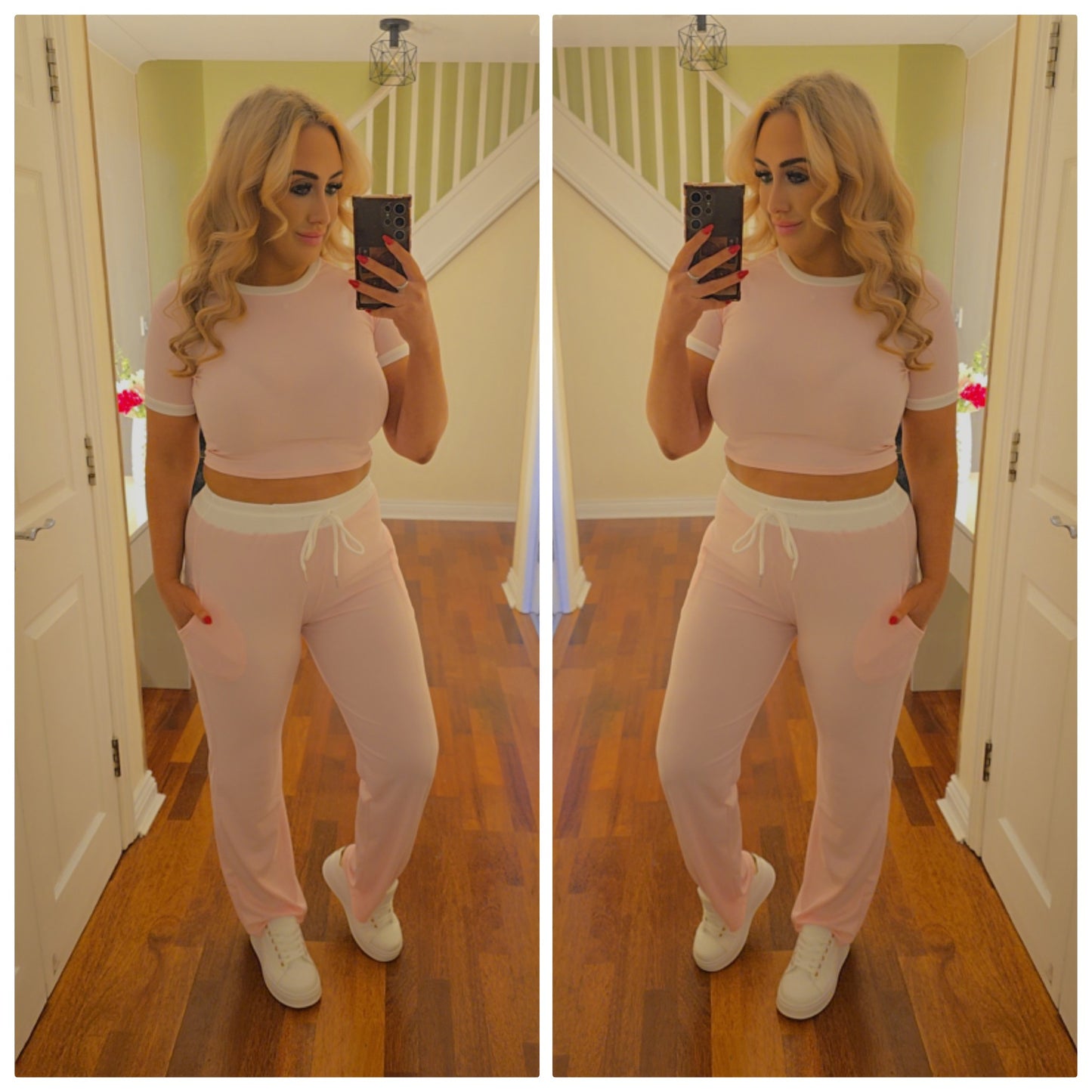 Rebecca co ord set - Pink