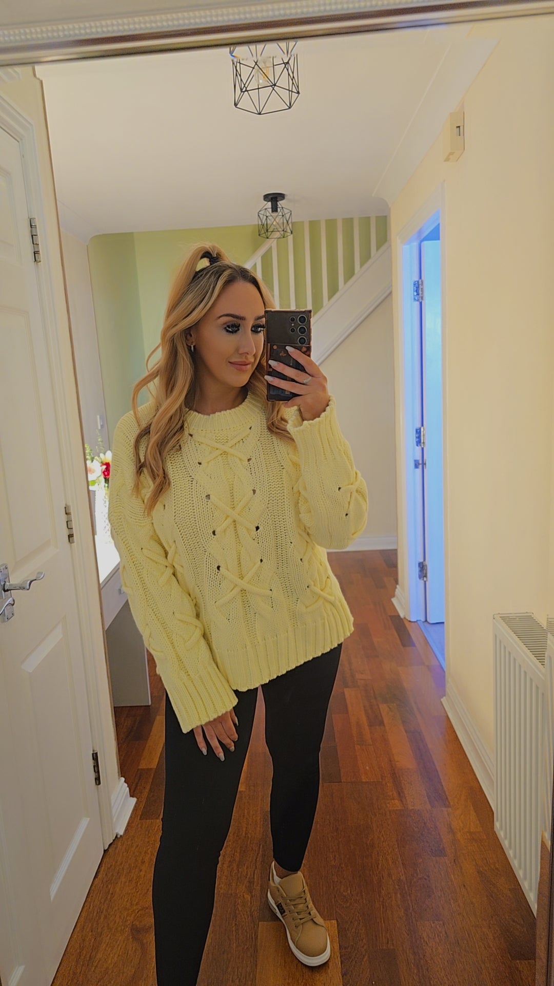 Madison Knitted Jumper - Yellow