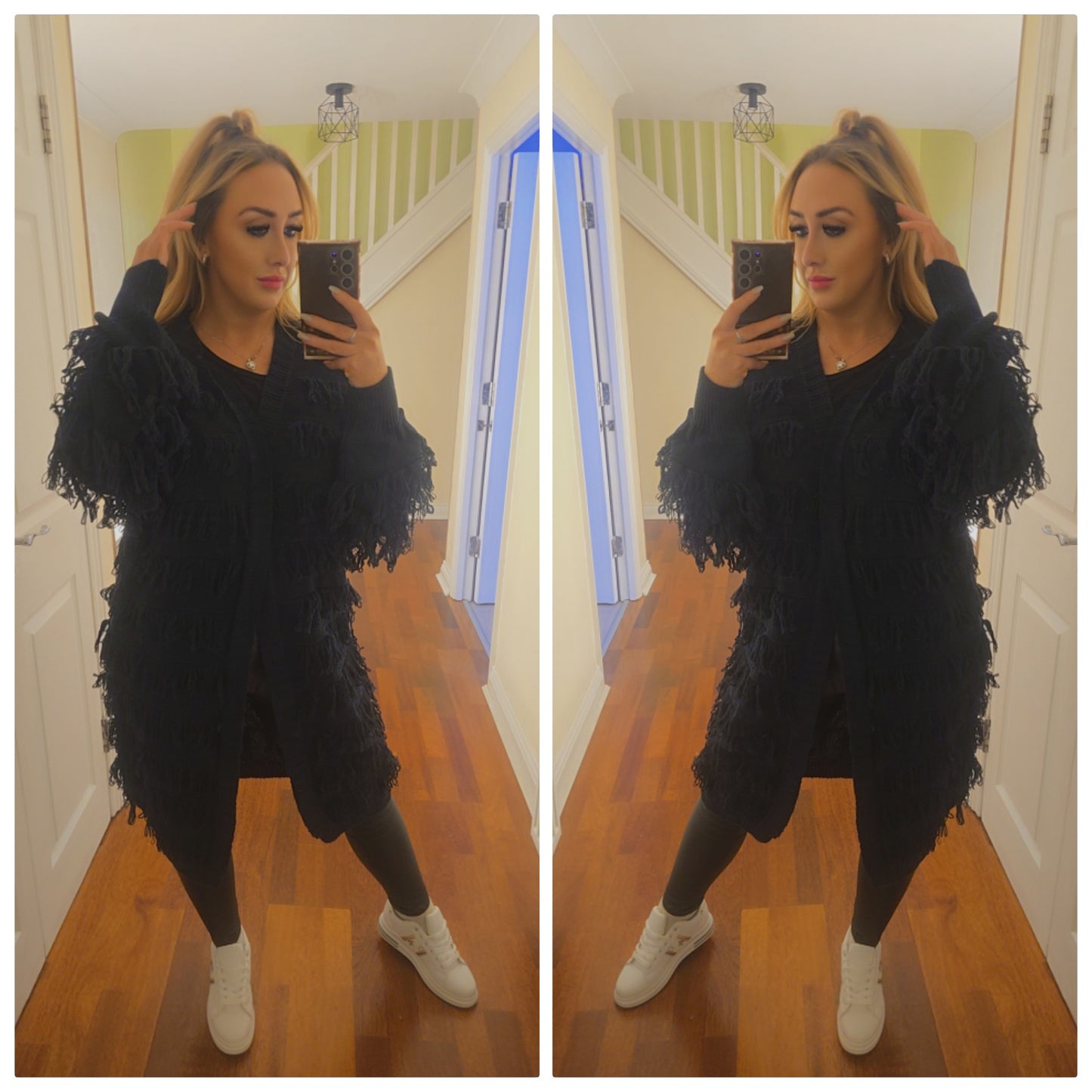 Alana Tassel Cardigan - Navy