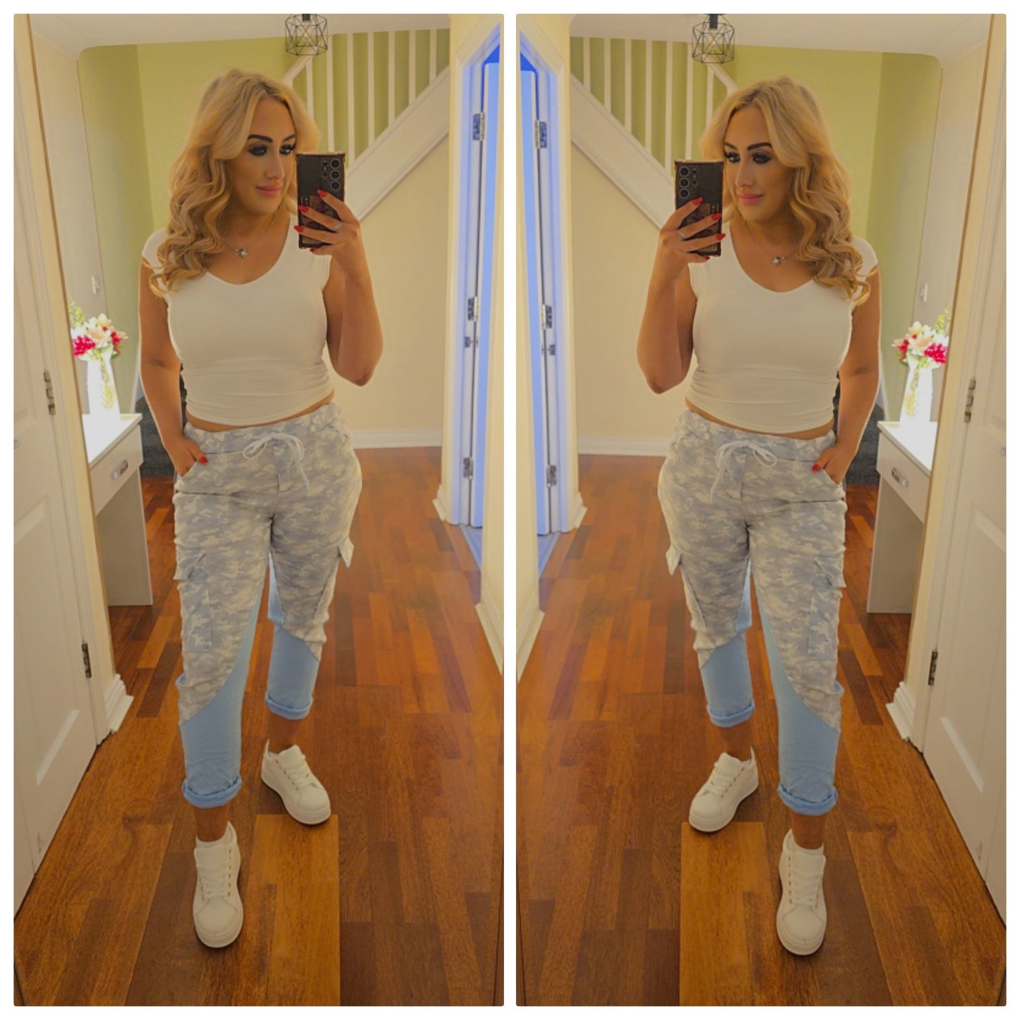 Camo Magic Trousers - Blue
