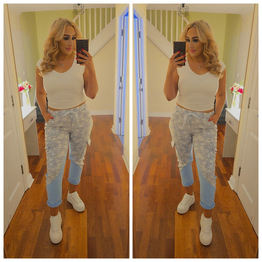 Camo Magic Trousers - Blue