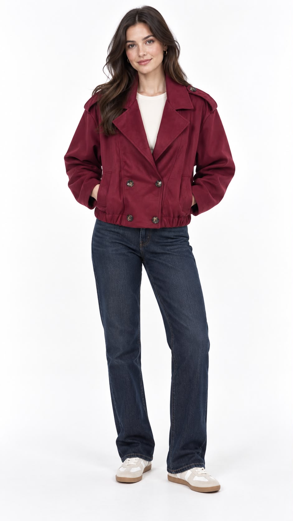 Faux Suede Biker Style Jacket - 6 Colours
