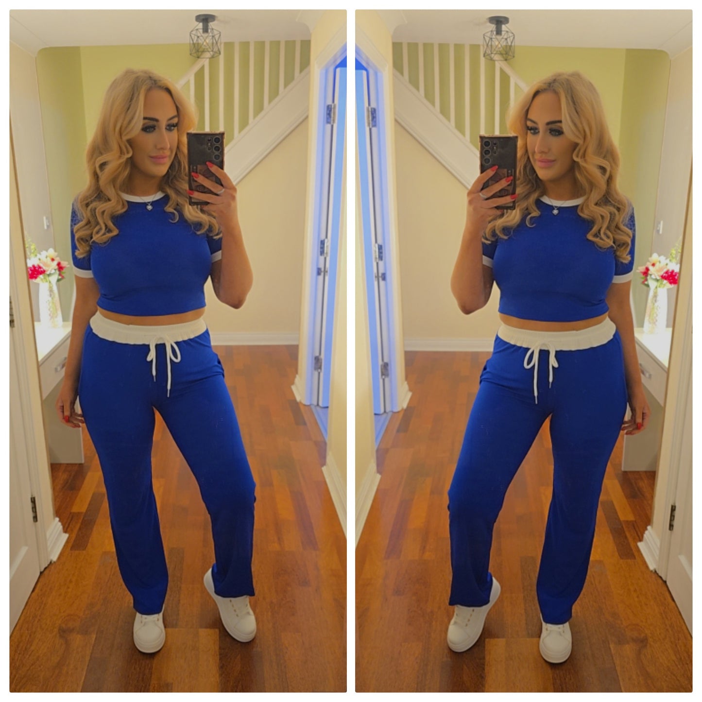 Rebecca co ord set - Royal Blue
