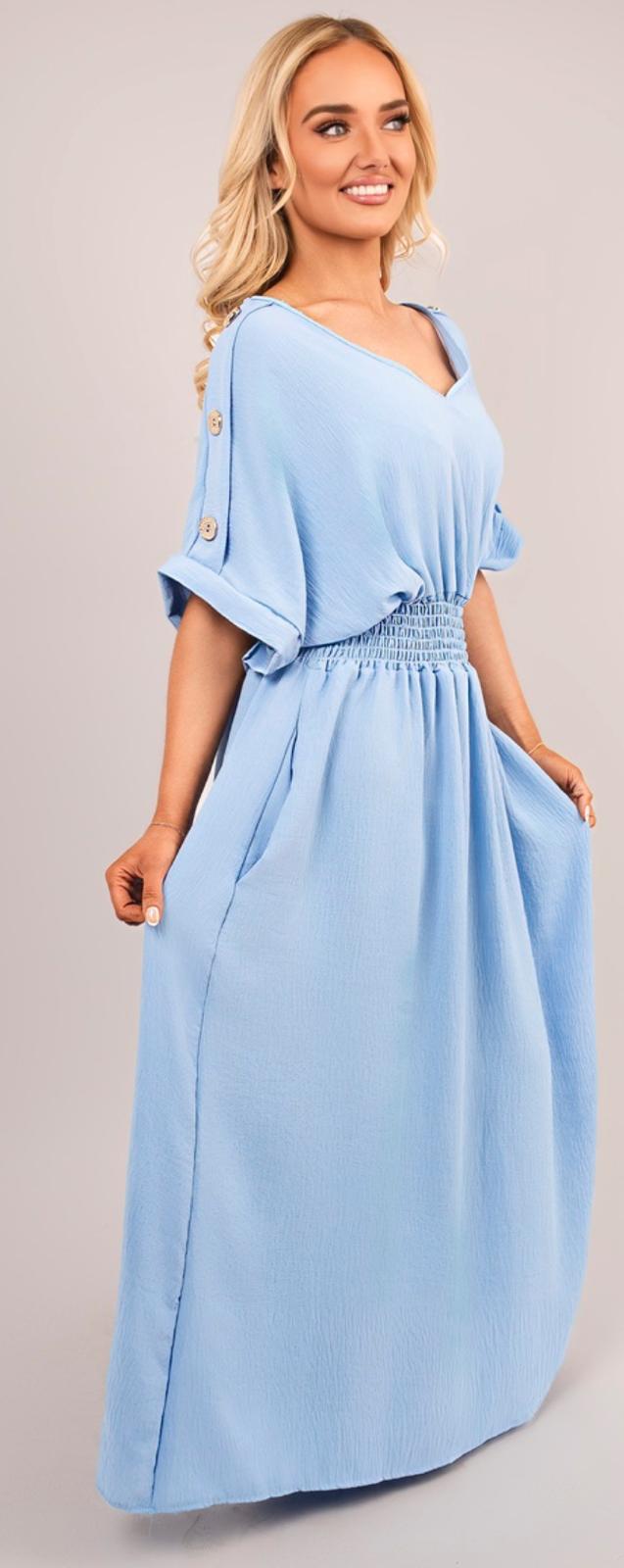 Button maxi dress - 8 colours