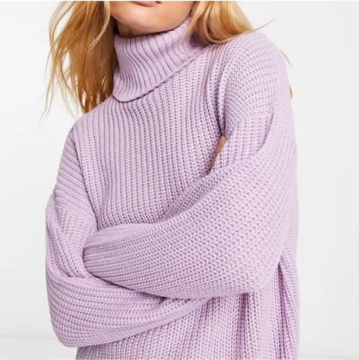 Roll Neck oversized jumper dress - 14 Colours