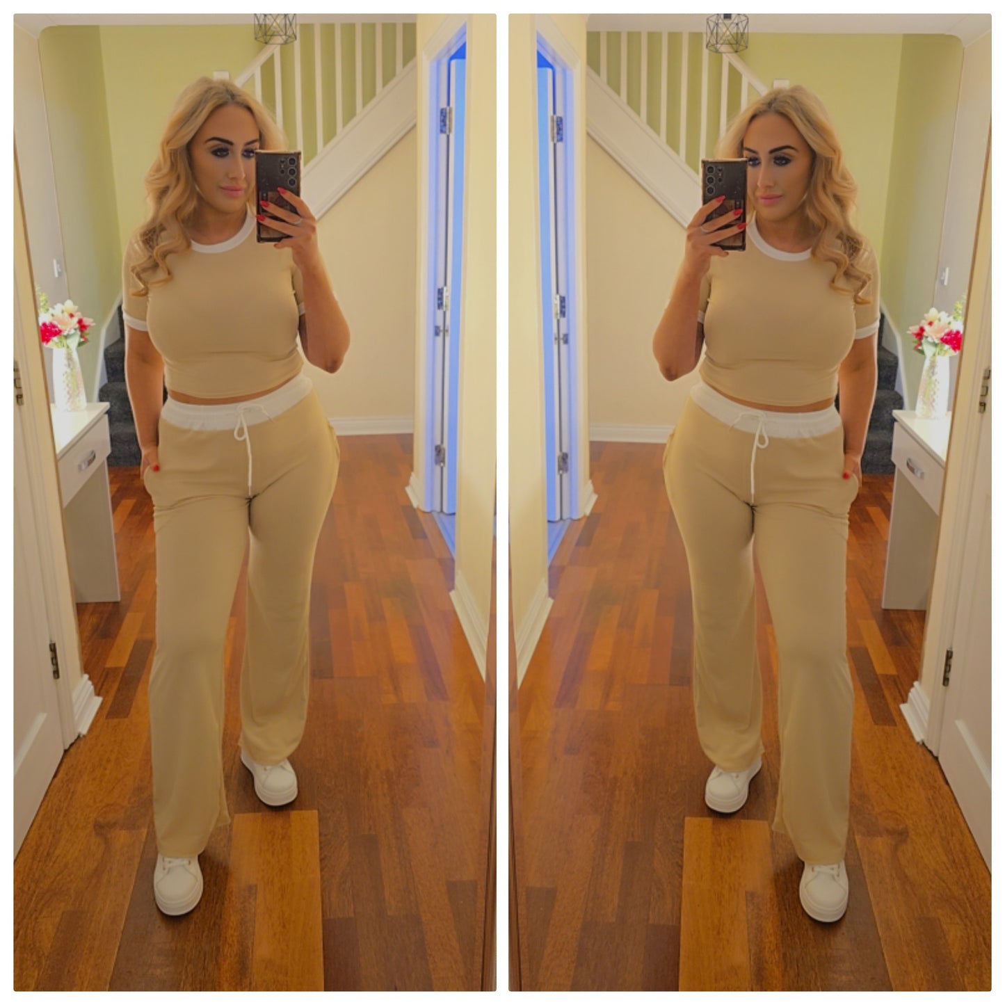 Rebecca co ord set - Beige
