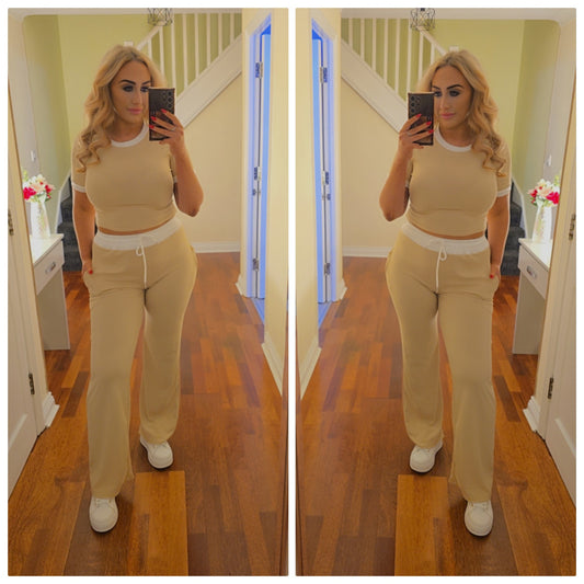 Rebecca co ord set - Beige
