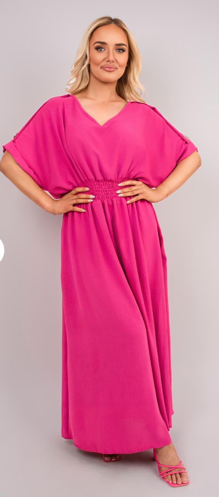 Button maxi dress - 8 colours