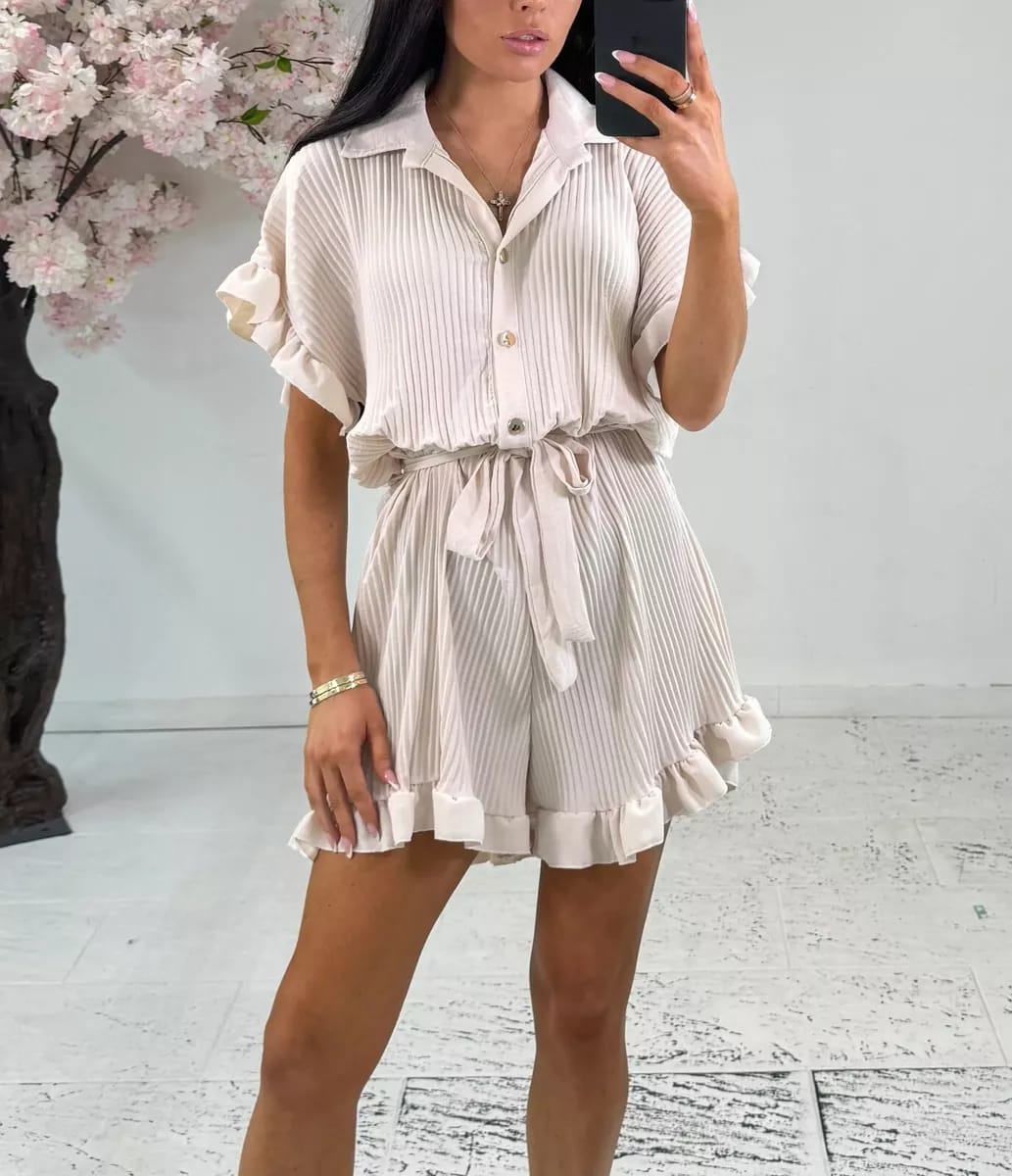Frill playsuit - 6 Colours
