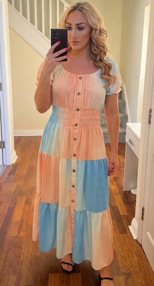 Patchwork Maxi Dress - 3 Colours