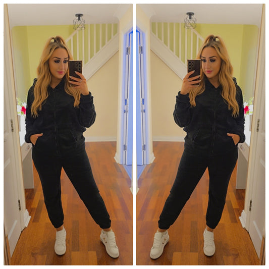 Teddy lounge suit - Black