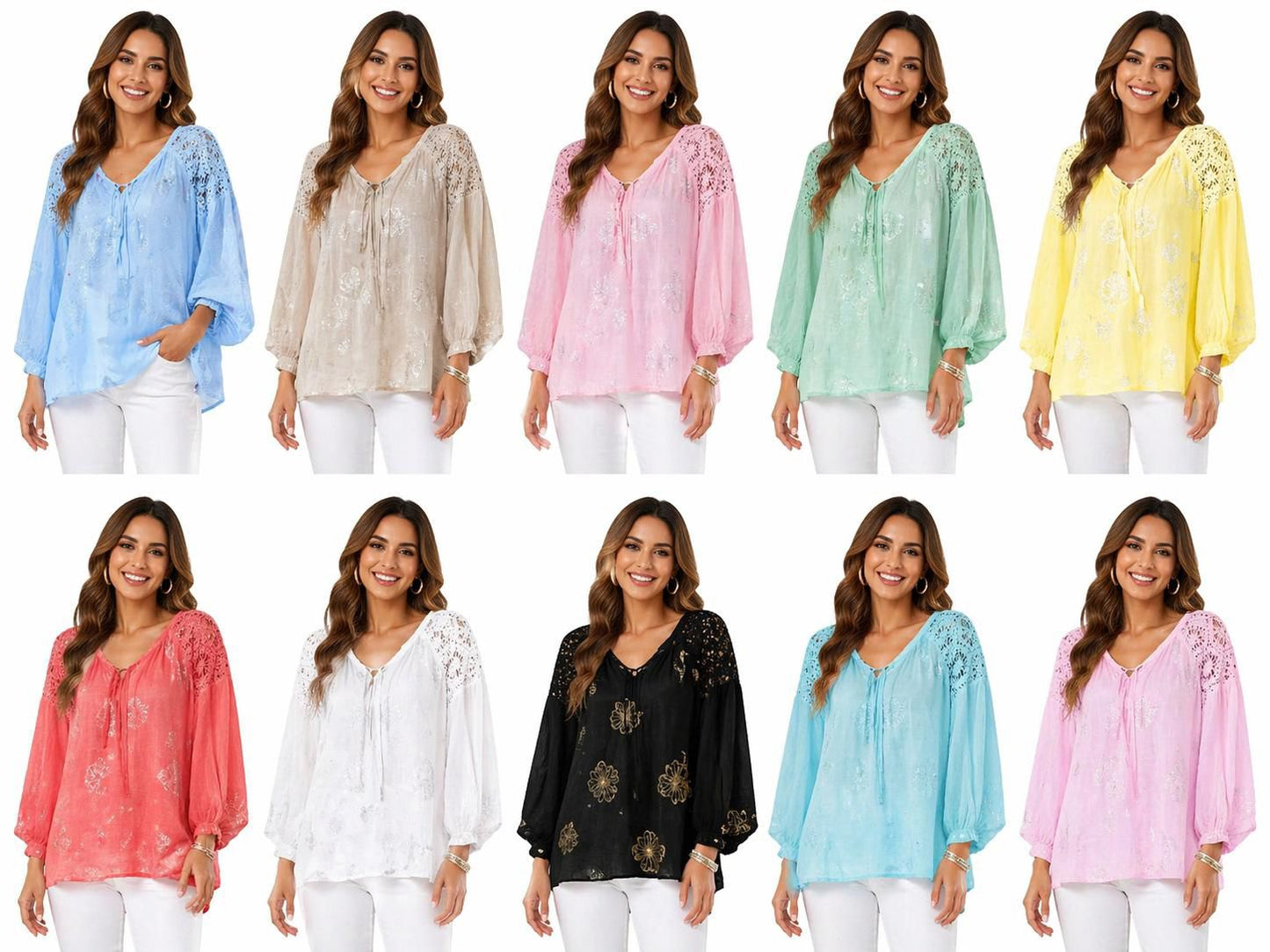 Melissa Crotchet Top - 9 Colours