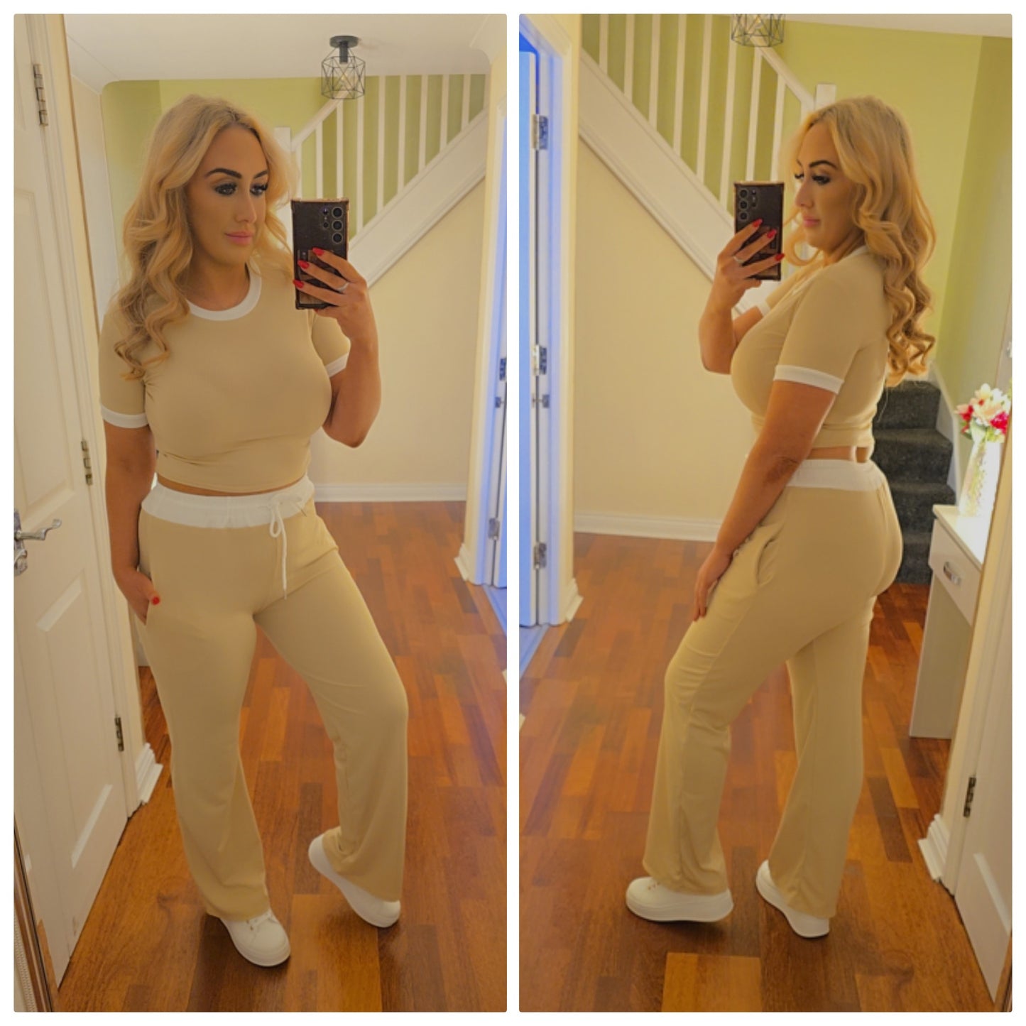 Rebecca co ord set - Beige