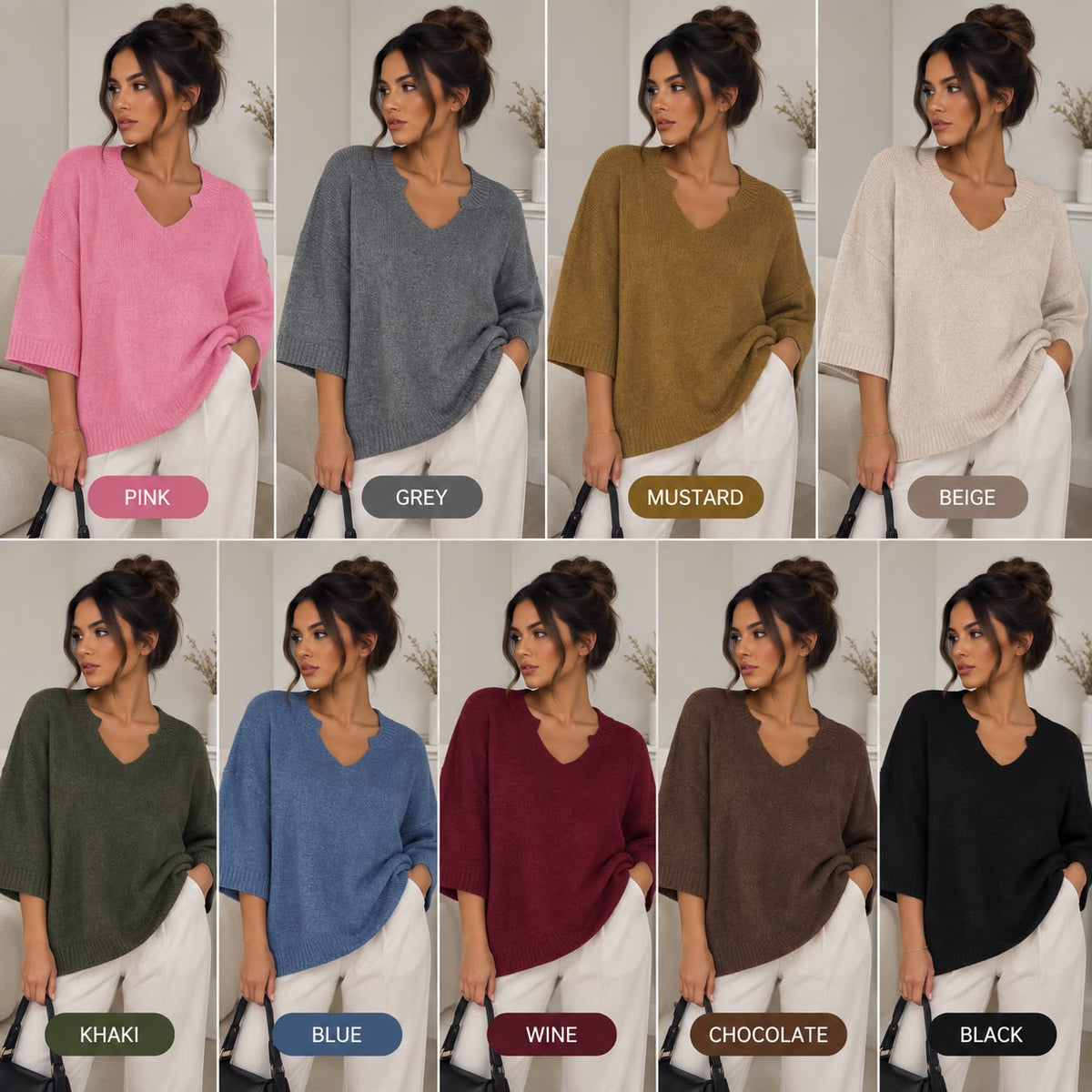 Julia Oversized Soft Knit Jumper - 9 Colours