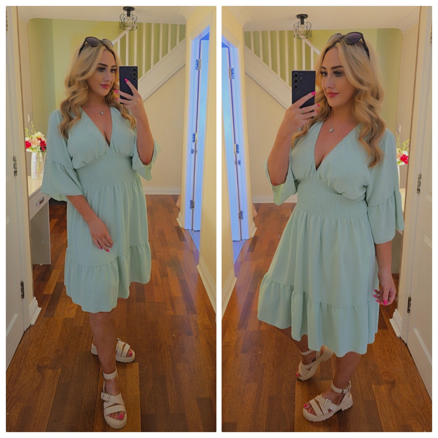 Gemma Dress - Mint