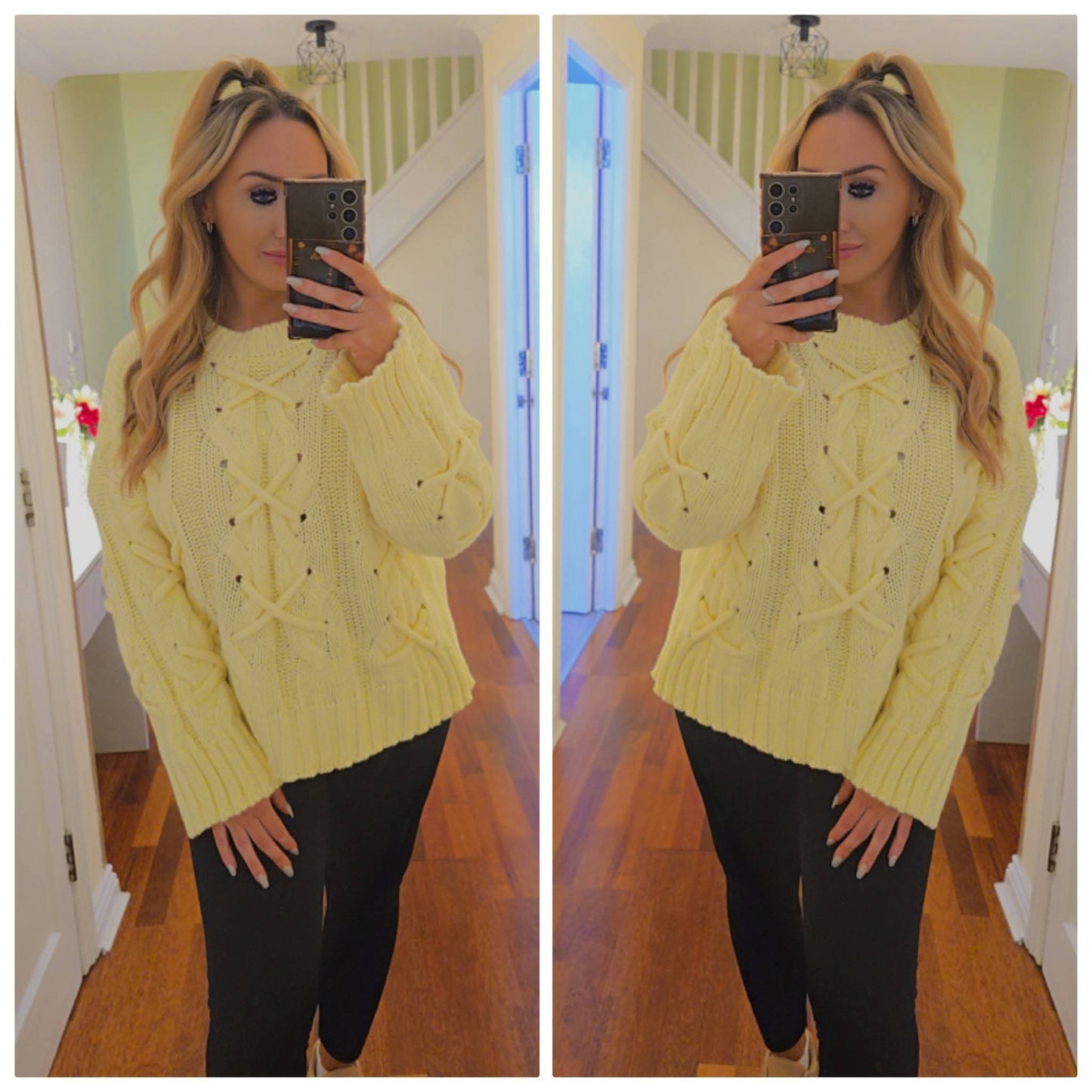 Madison Knitted Jumper - Yellow