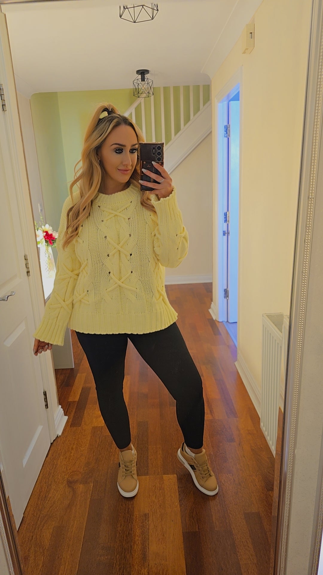 Madison Knitted Jumper - Yellow