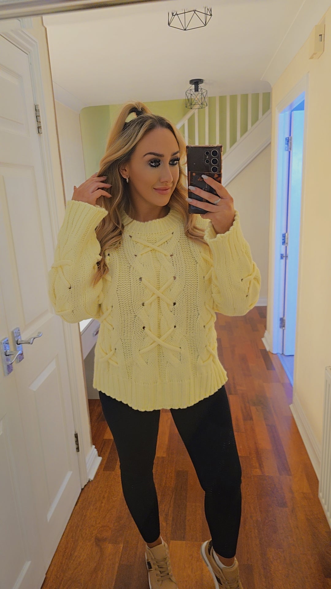 Madison Knitted Jumper - Yellow