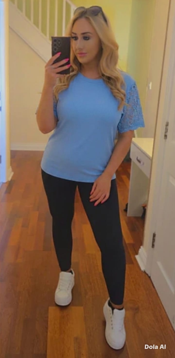Lace Short Sleeve Top - 5 Colours