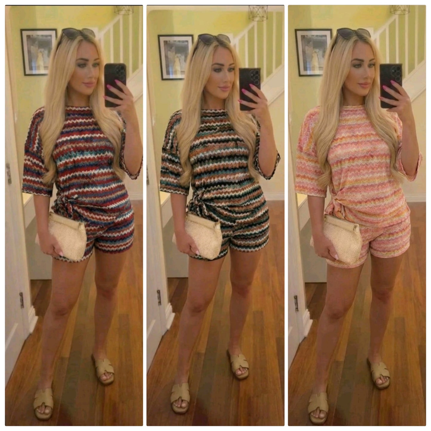 Zigzag coord sets - 3 colours