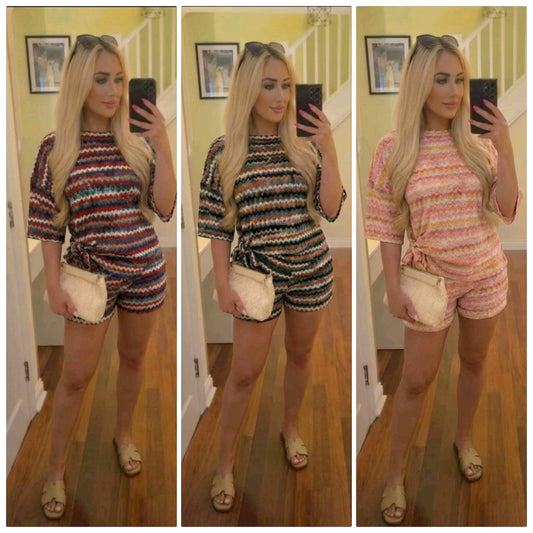 Zigzag coord sets - 3 colours