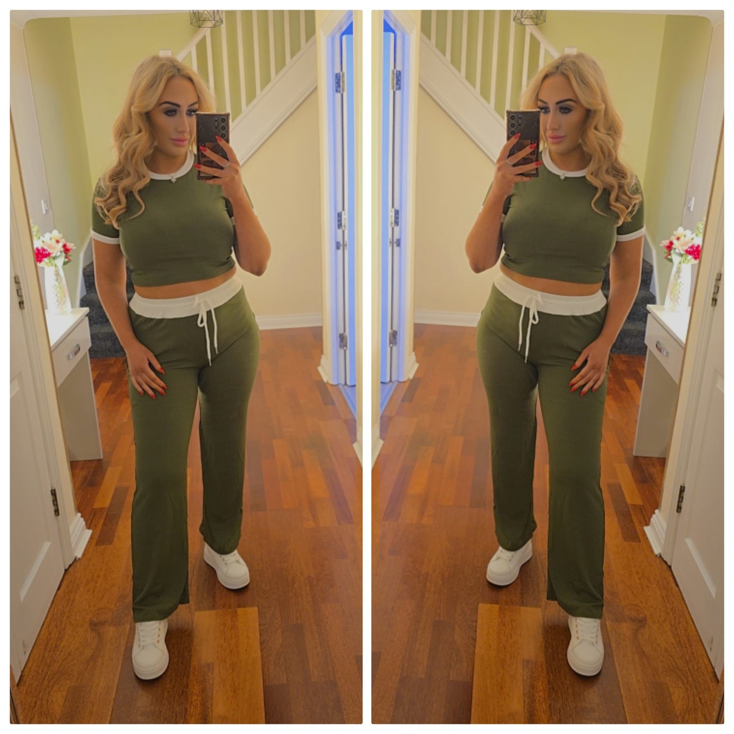 Rebecca co ord set - Khaki
