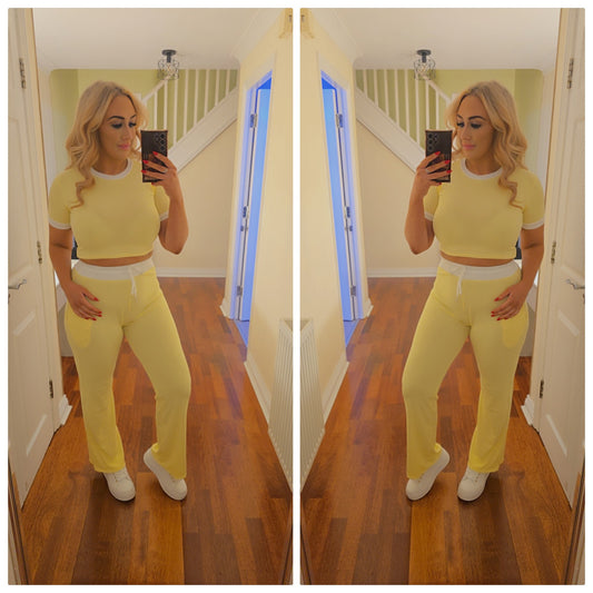Rebecca co ord set - Yellow