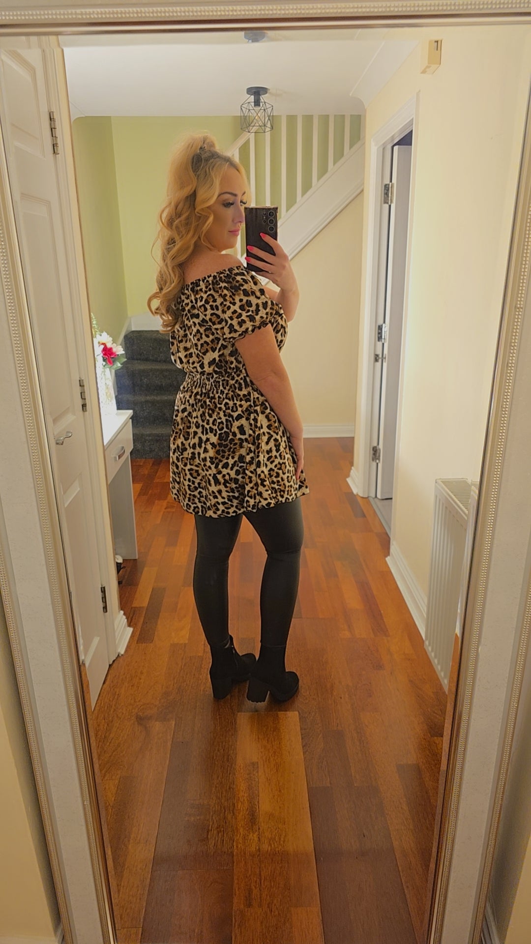 Gracie Top/Dress - Leopard print