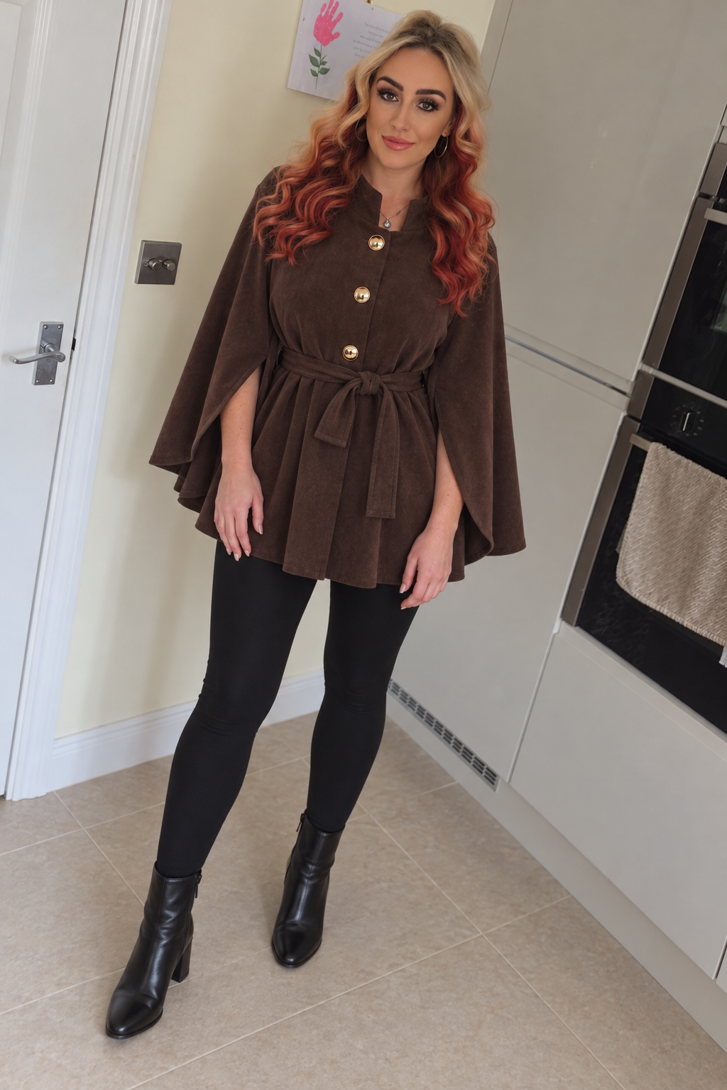 Sonia Belted Cape - 6 Colours