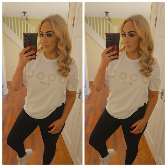 Coco Tee - White