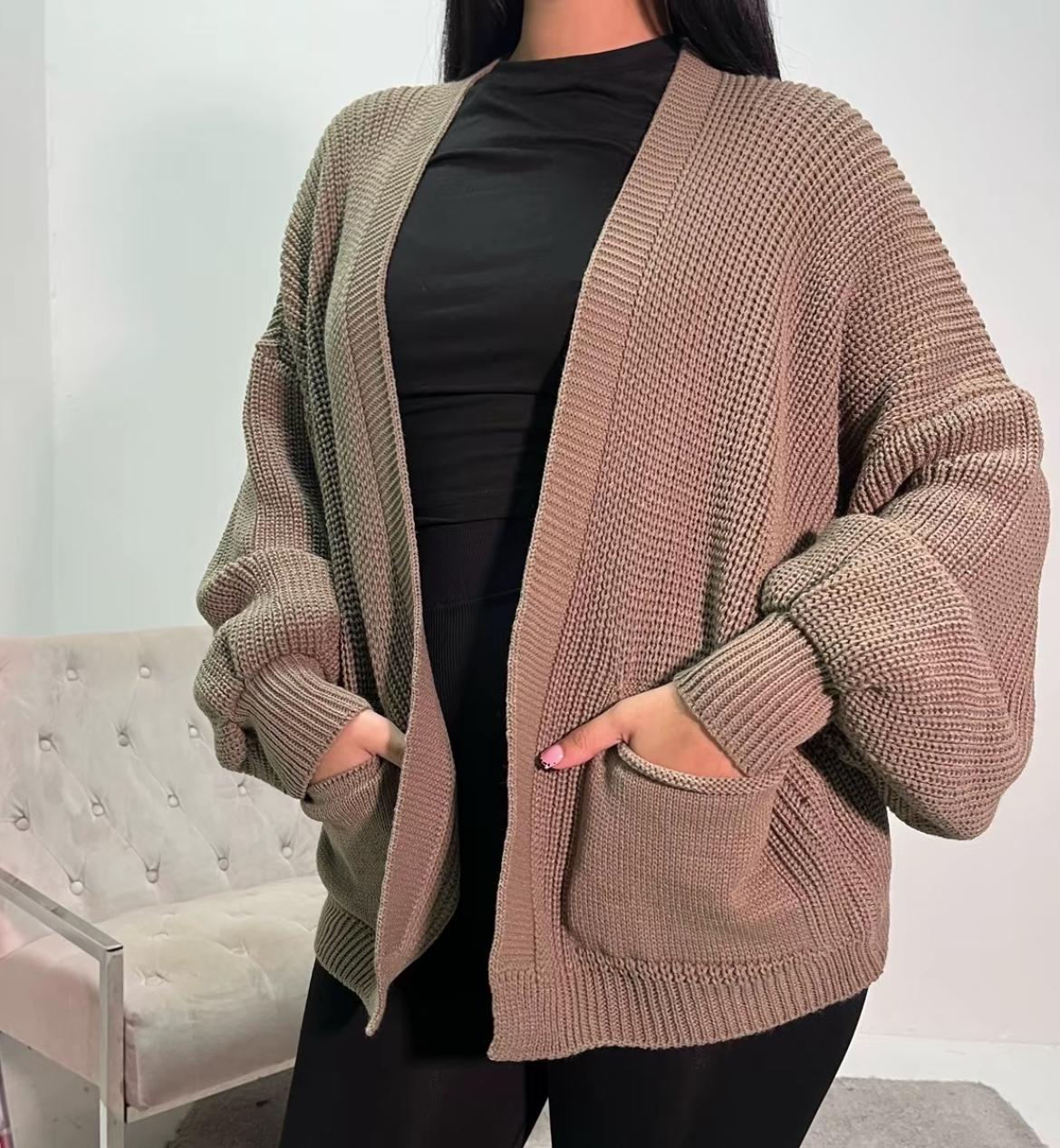 Stacey Balloon Sleeve Cardigan - 16 Colours