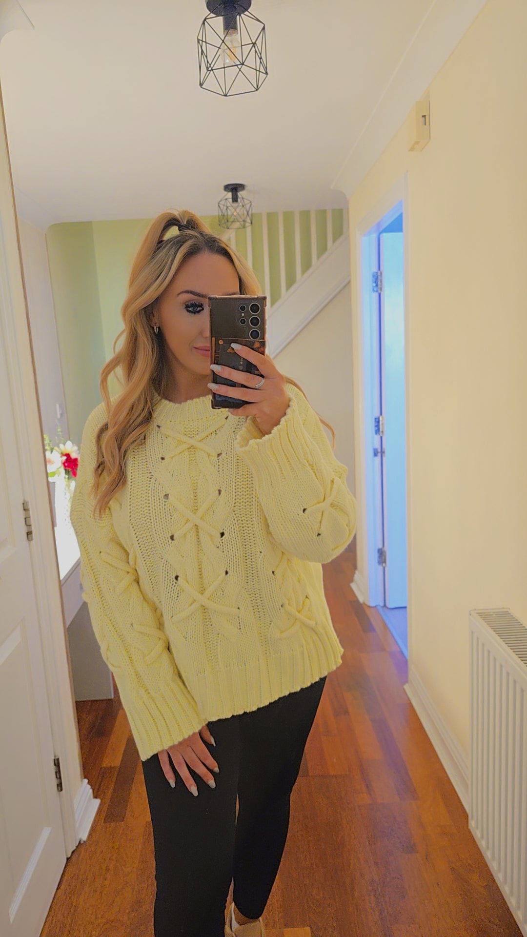 Madison Knitted Jumper - Yellow