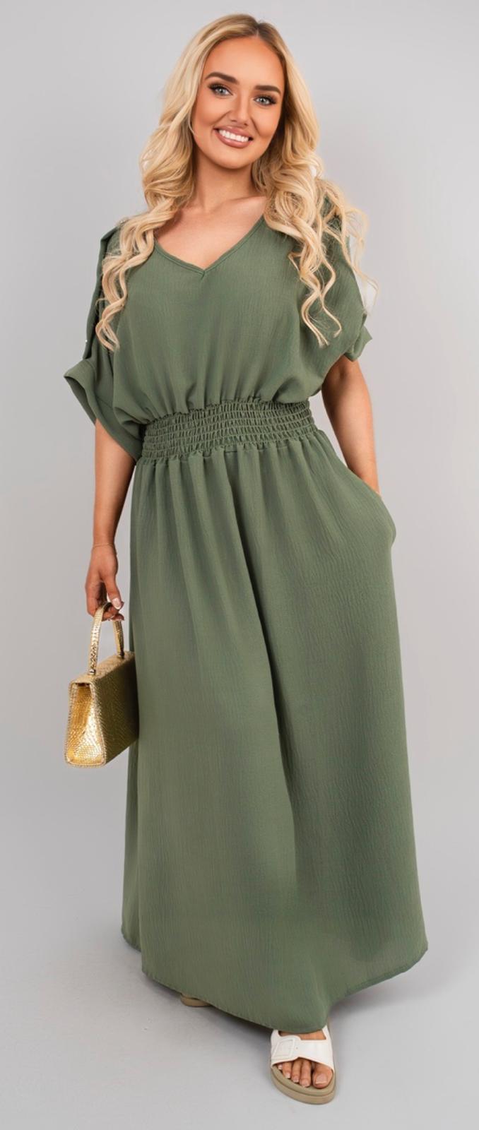 Button maxi dress - 8 colours