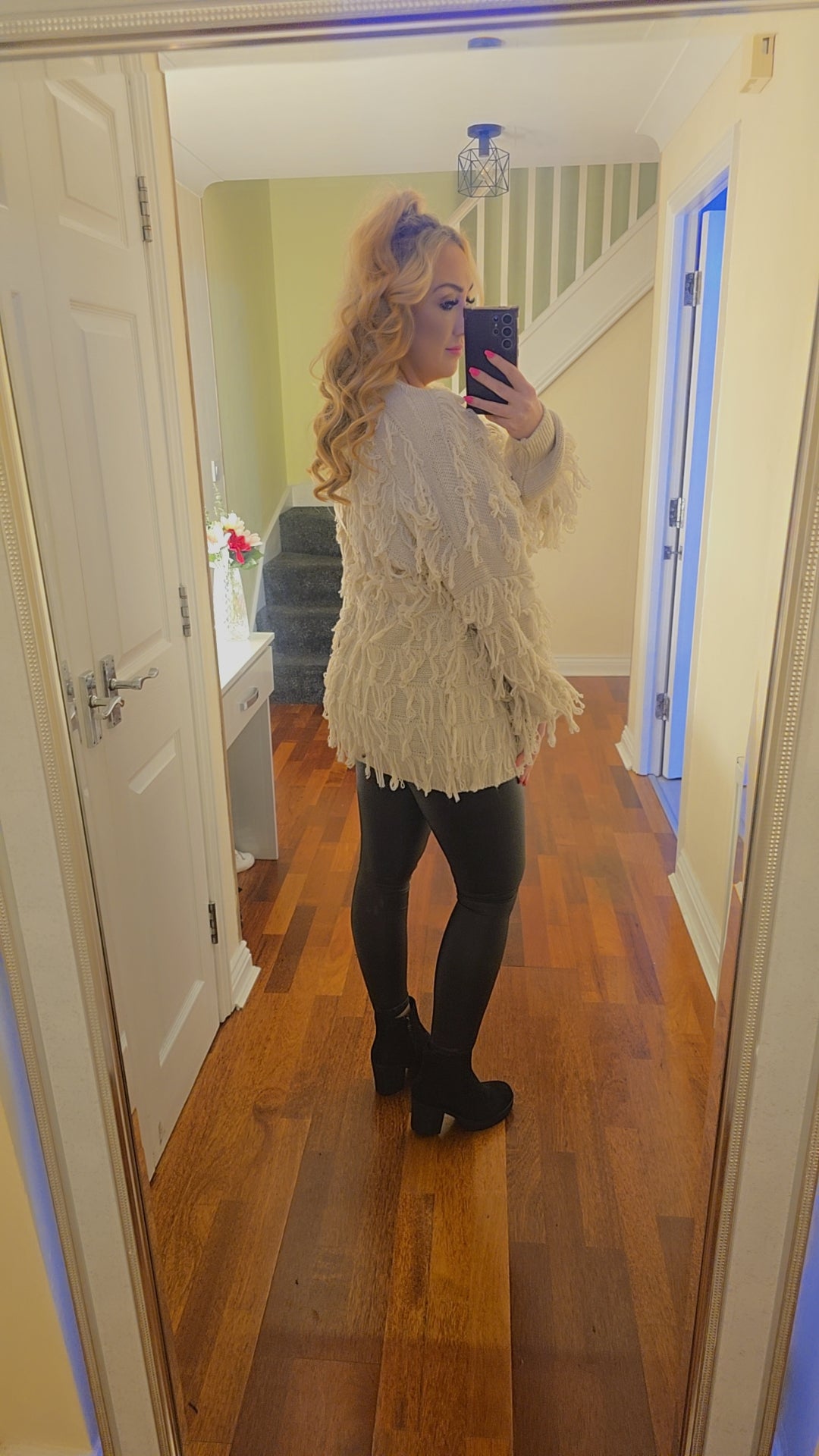 Nina Tassel Cardigan - Beige