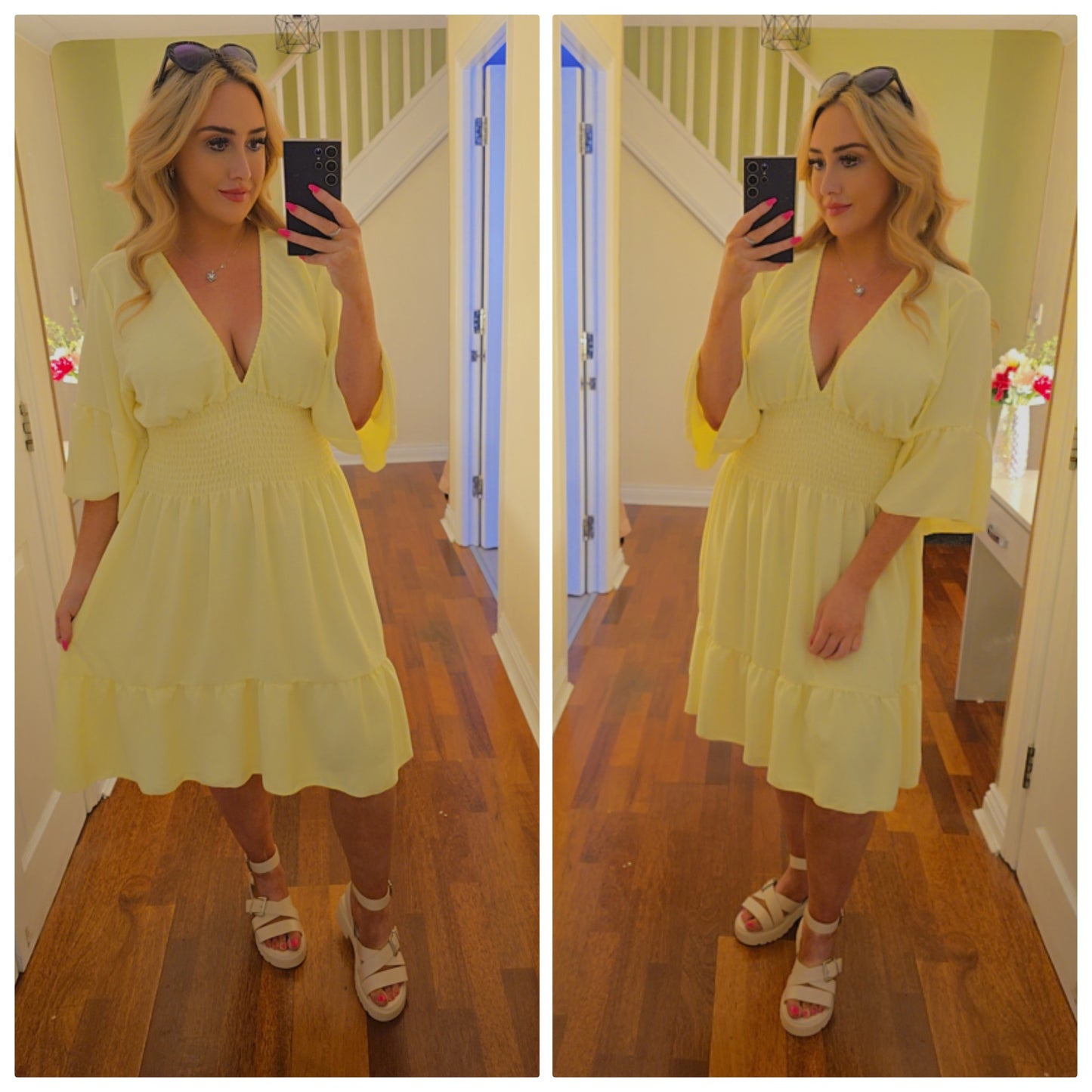 Gemma Dress - Yellow
