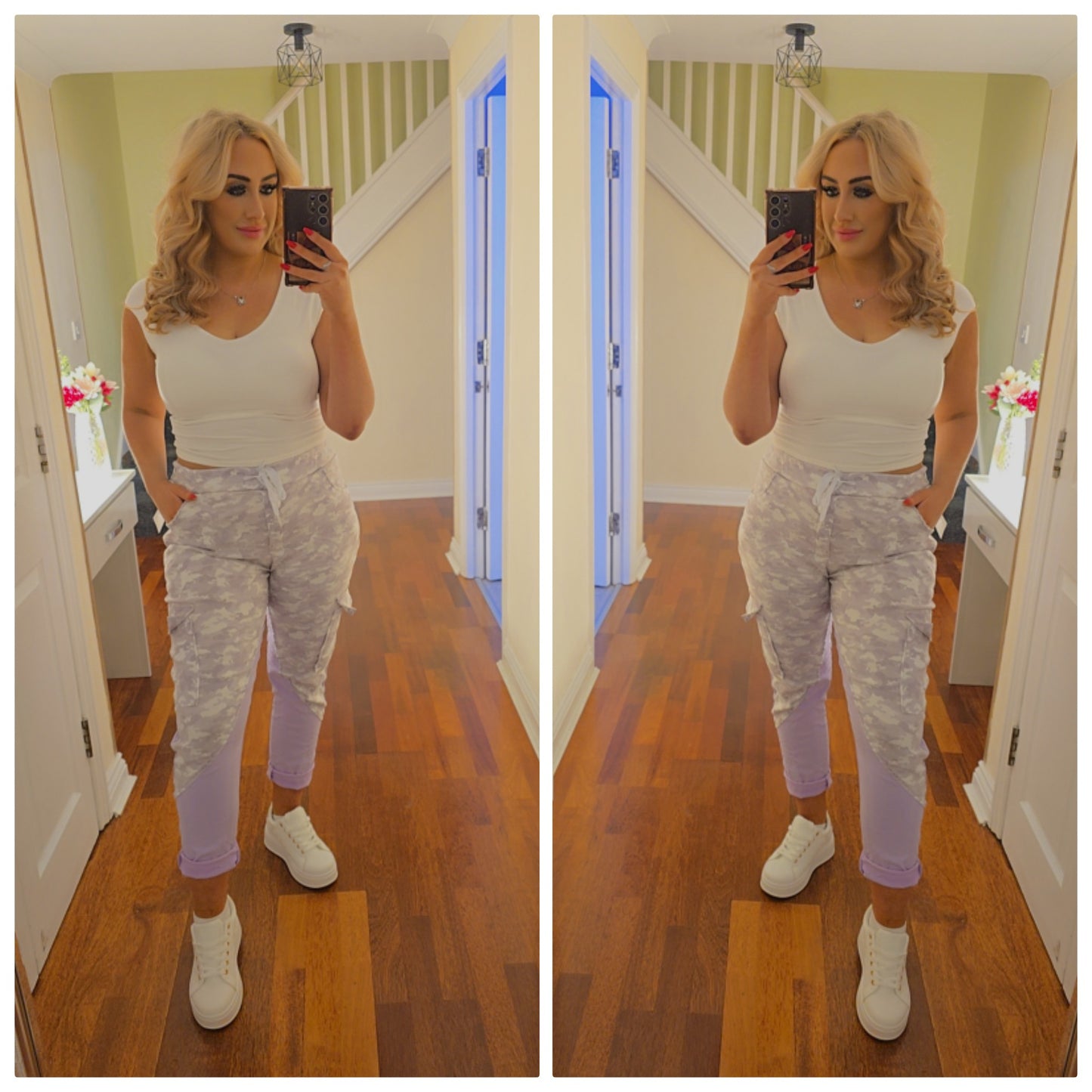 Camo Magic Trousers - Purple