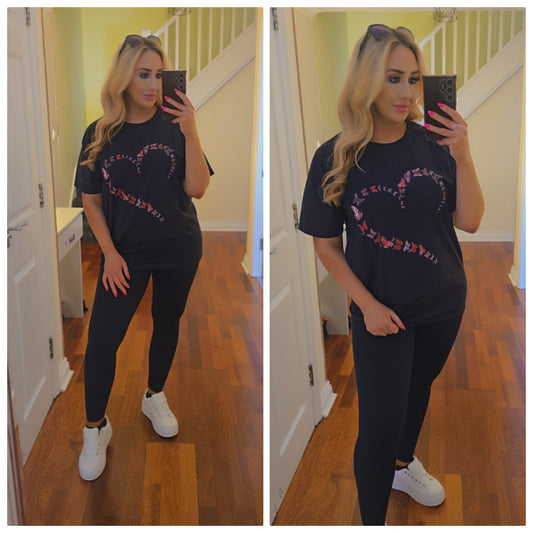 Erin Butterly Top - Black