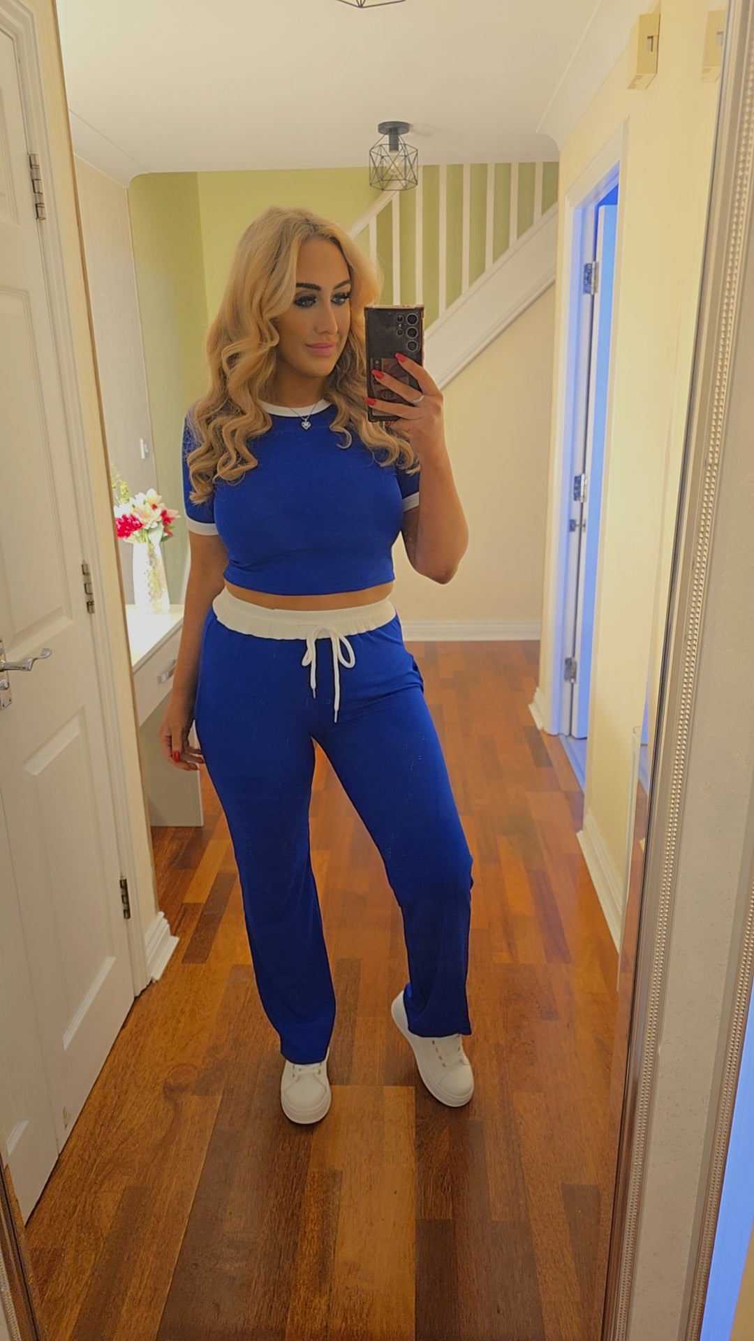 Rebecca co ord set - Royal Blue