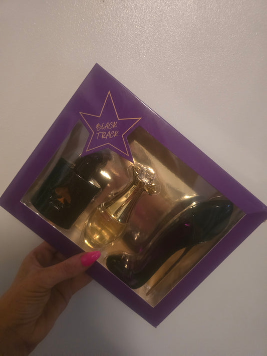 Black track perfume set